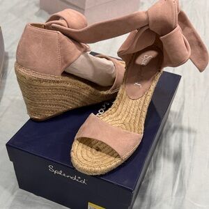 Splendid Blush Wedge Sandals